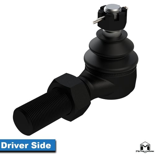 Metalcloak: testina destra del tirante superiore dello sterzo filettatura sinistra lato guida – 2007-18 Jeep Wrangler JK