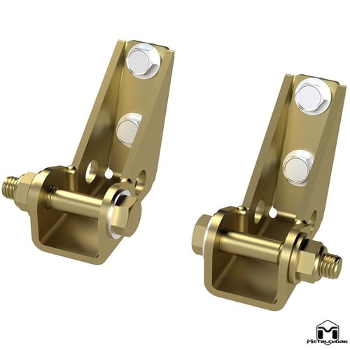 Metalcloak: zestaw przykręcanego mocowania amortyzatora tylnego – 1997-06 Jeep Wrangler TJ / 2004-06 Jeep Wrangler LJ