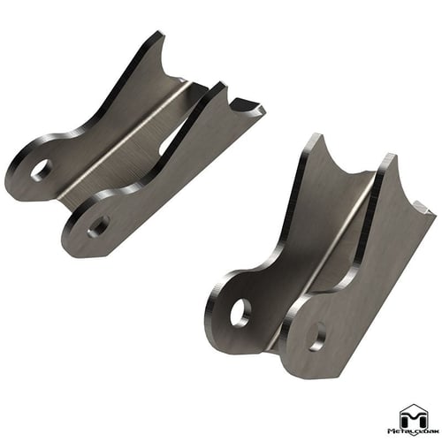 Metalcloak: zestaw spawanych mocowań amortyzatora tylnego – 1997-06 Jeep Wrangler TJ / 2004-06 Jeep Wrangler LJ