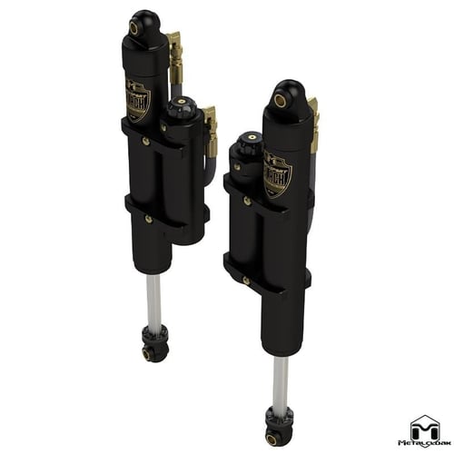 Metalcloak: zestaw tylnych regulowanych amortyzatorów RockSport Black RR  lift 4.5-5.5″ – od 2018 Jeep Wrangler JL