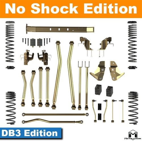 Metalcloak: zestaw zawieszenia lift 3.5″ 4-Link Long Arm Bolt-On – od 2018 Jeep Wrangler JL 4D