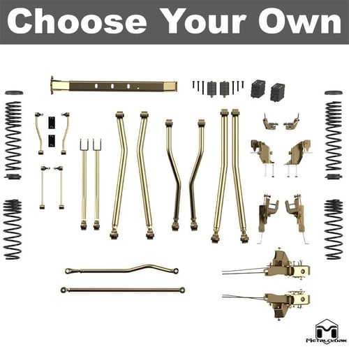 Metalcloak: zestaw zawieszenia lift 3.5″ 4-Link Long Arm Bolt-On – od 2021 Jeep Wrangler JL 392