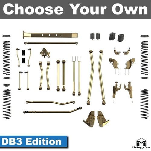 Metalcloak: zestaw zawieszenia lift 5.5″ 4-Link Long Arm Bolt-On – od 2018 Jeep Wrangler JL 4D