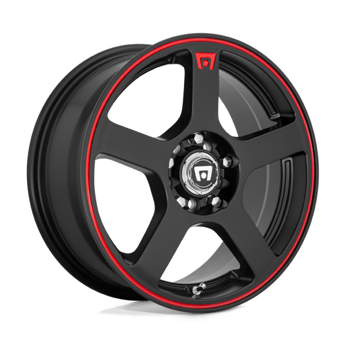 Motegi: felga MR116 16X7 4X4.25/4.5 M-BLK/RED +40MM Czarna