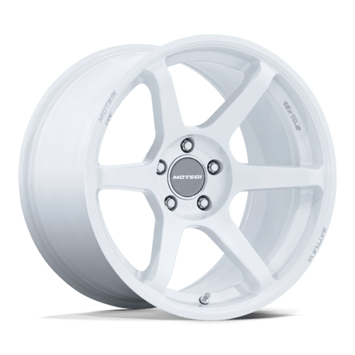 Motegi: Felge BATTLE VI 18X9.5 5X4.5 72 +40 Weiß