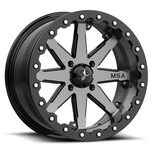 MSA Offroad Wheels: cerchio LOK UTV 15X7 4X156 Grigio TINT 00MM