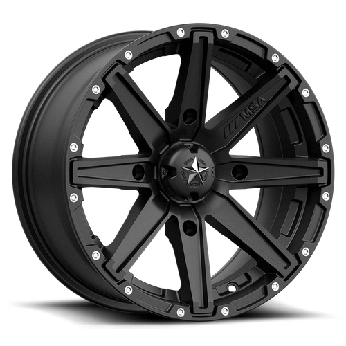 MSA Offroad Wheels: felga CLUTCH UTV 15X10 4X110 Czarna 0MM