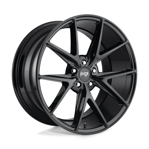 Niche: felga MISANO 20X10 5X120 72 BL +40 Czarna