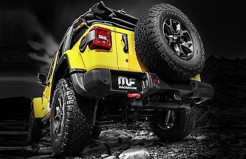 Off4rd: Jeep Wrangler JL dvojitý výfuk černý