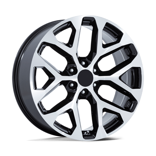 Performance Replicas: wheel PR177 26X10 6X5.5 78 +24 G-BLK MCH-FC Machined