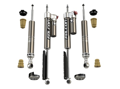 Teraflex: 2007+ Toyota Tundra: 2.25” Sport Tow/Haul Shock Leveling System