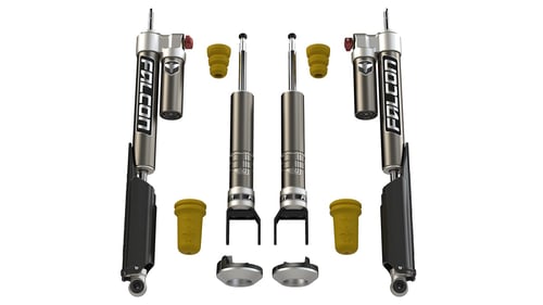Teraflex: 2019+ Ram 1500 / Rebel: 2.25” / 1.25” zestaw zawieszenia Sport Tow/Haul Shock Leveling System