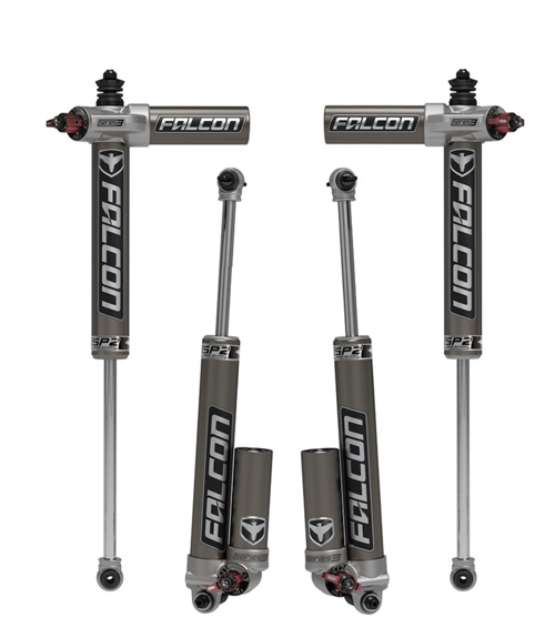 Teraflex: JK 4dr: Falcon SP2 3.3 Fast Adjust Piggyback Shock Kit 3–4.5” Lift