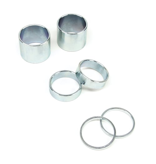 Teraflex: JK / TJ: zestaw podkładek odbojów SpeedBump 0.25” & 0.75” & 2″ – przód