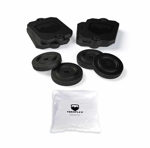 Teraflex: JL: 0,5″ Bump Stop Strike Pad Shim Kit – vorne und hinten