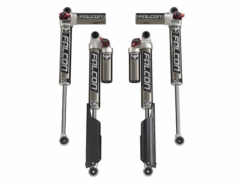 Teraflex: JL 4dr: Falcon SP2 3.3 Fast Adjust Piggyback Shock Kit 2–4.5” Lift
