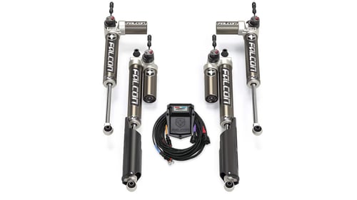 Teraflex: JL 4dr: zestaw amortyzatorów Falcon SP2 3.5 aDAPT Piggyback 0–1.5” Lift (6.4L 392, 4Xe, 3.0L EcoDiesel, 2.2D)