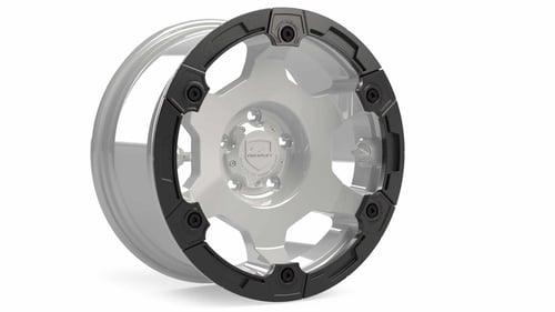 Teraflex: Modular Rash Ring Kit Hardware – czarne 6-Spoke