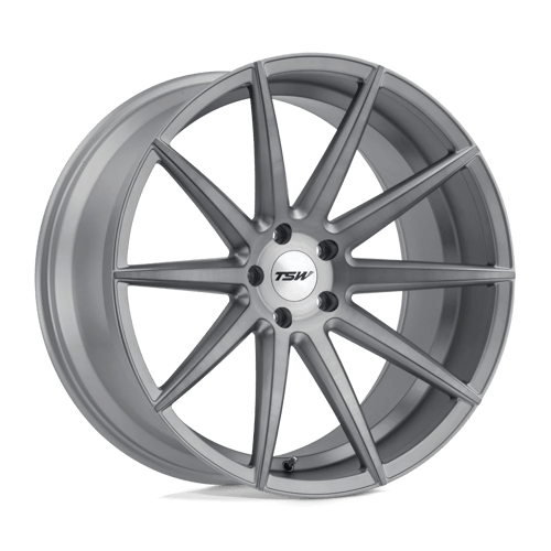 TSW: Felge TW CLYPS 18X8.5 5X112 +42 66.6 TITNM BRS Silber