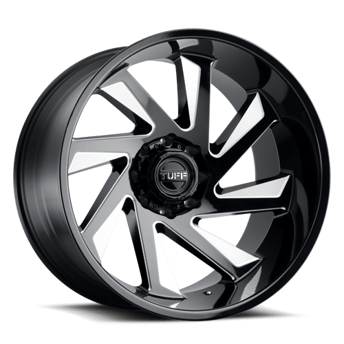 Tuff: wheel TU T1B 20X10 5X150 -23 110 G-BLK MILLD Black