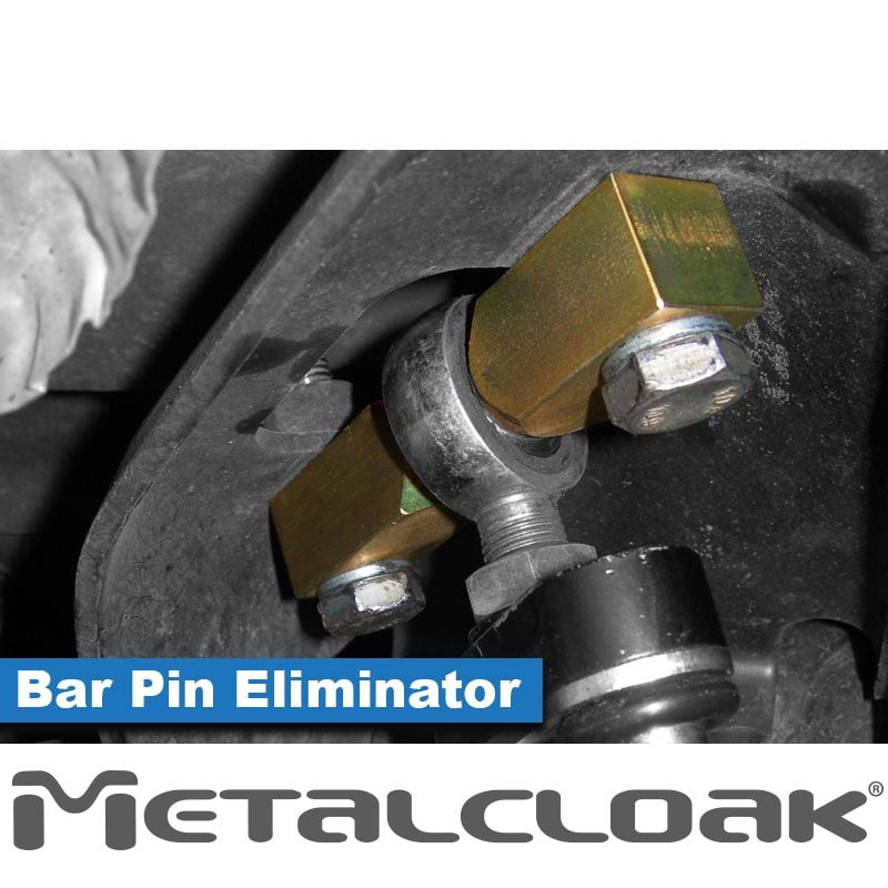 Metalcloak: 6Pak Montage- und Höherlegungs-Kit für hintere Stoßdämpferhalterung – 2007-18 Jeep Wrangler JK