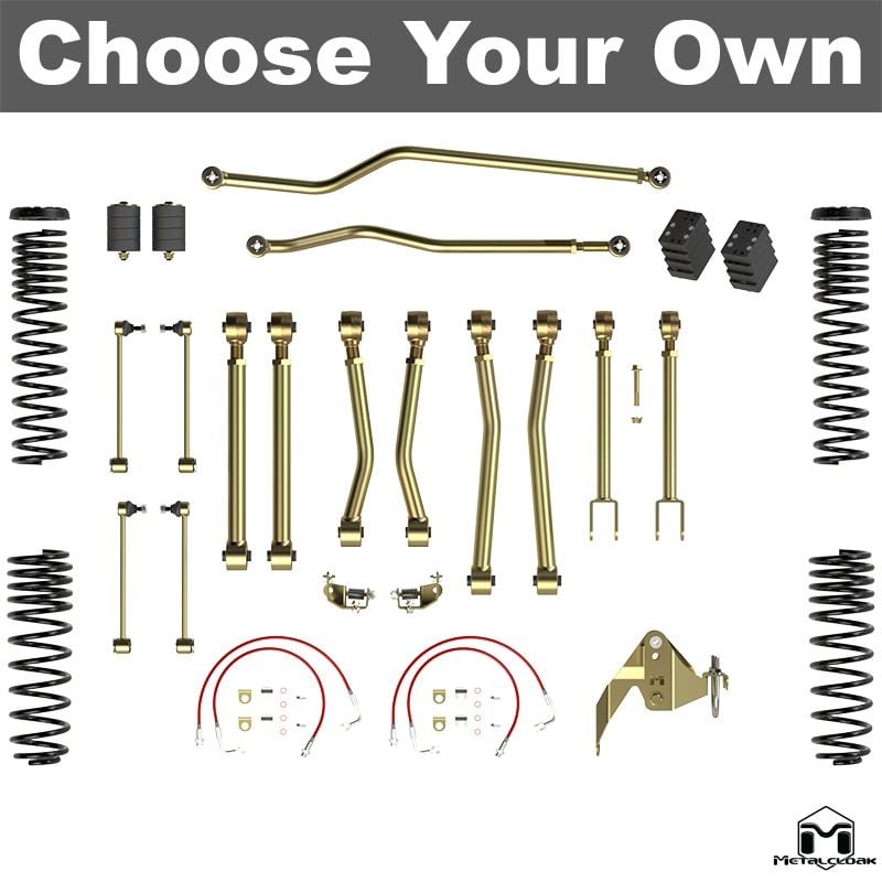 Metalcloak: Game-Changer 2.5" lift suspension kit - 2007-18 Jeep Wrangler JK