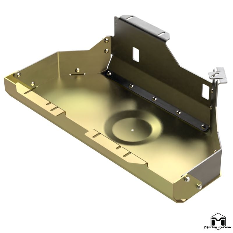 Metalcloak: piastra paramotore serbatoio carburante – 1997-06 Jeep Wrangler TJ/2004-06 Jeep Wrangler LJ