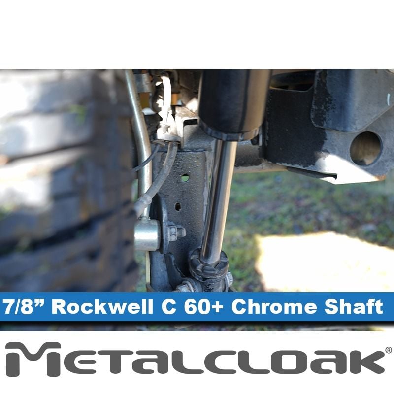 Metalcloak: rear adjustable RockSport Black RR shock absorber set lift 2.5-3.5" - from 2018 Jeep Wrangler JL