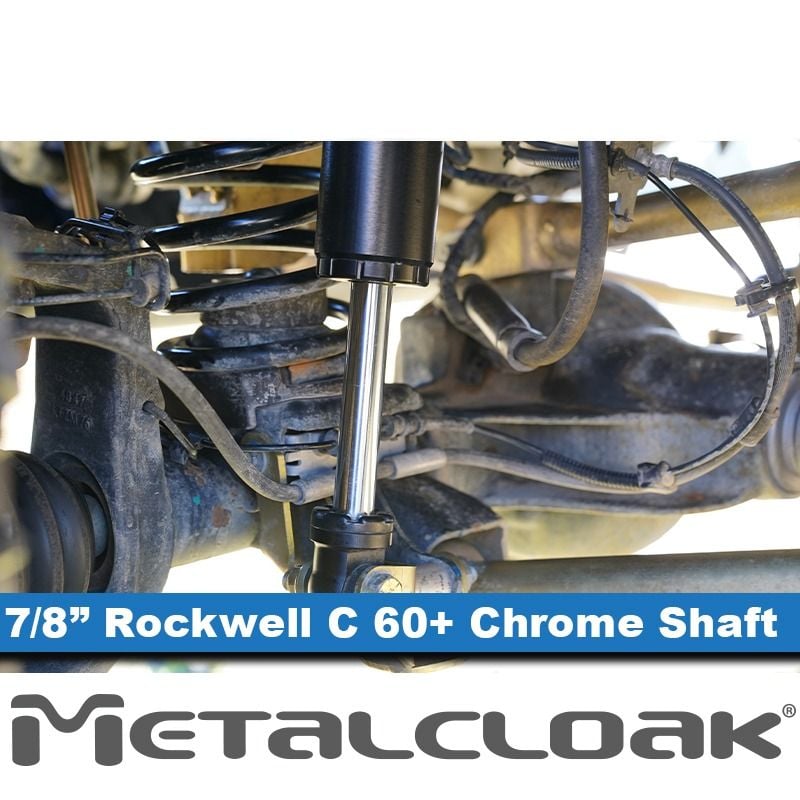 Metalcloak: RockSport Black RR vordere Stoßdämpfer-Kit Lift 2.5-3.5" – ab 2018 Jeep Wrangler JL/ab 2020 Jeep Gladiator JT (Standardachse)