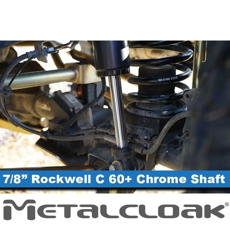Metalcloak: set di ammortizzatori anteriori regolabili RockSport BLACK RR lift 2.5-3.5" – dal 2018 Jeep Wrangler JL/dal 2020 Jeep Gladiator JT