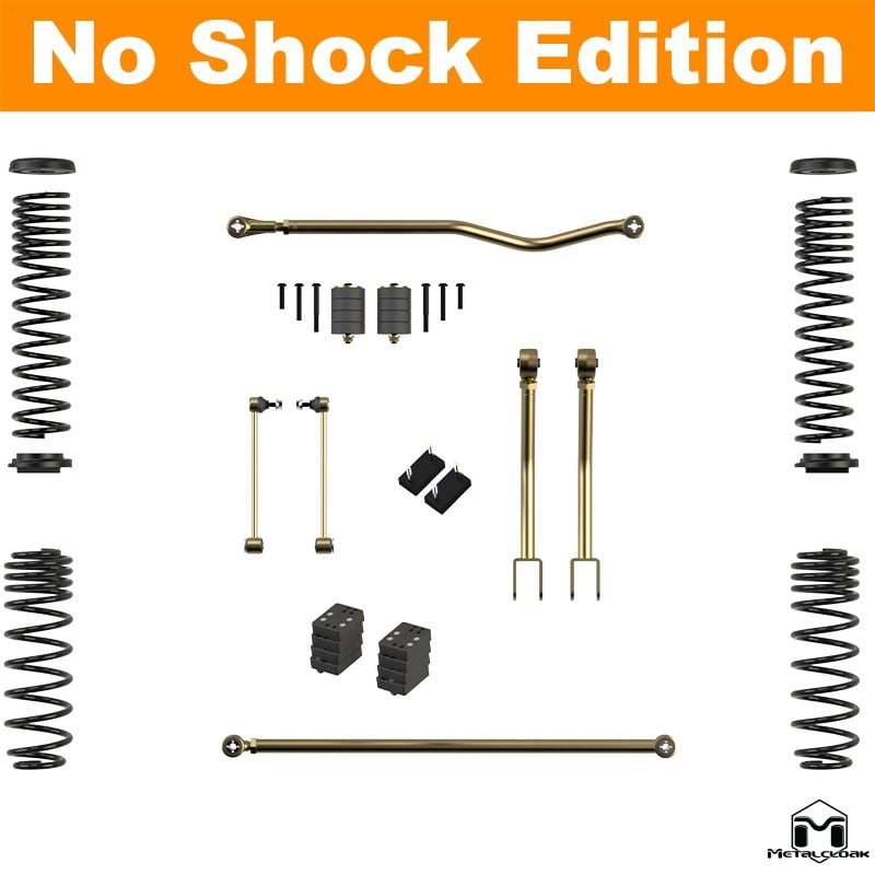 Metalcloak: suspension lift kit 2.5" True Dual Rate - from 2021 Jeep Wrangler JL 392