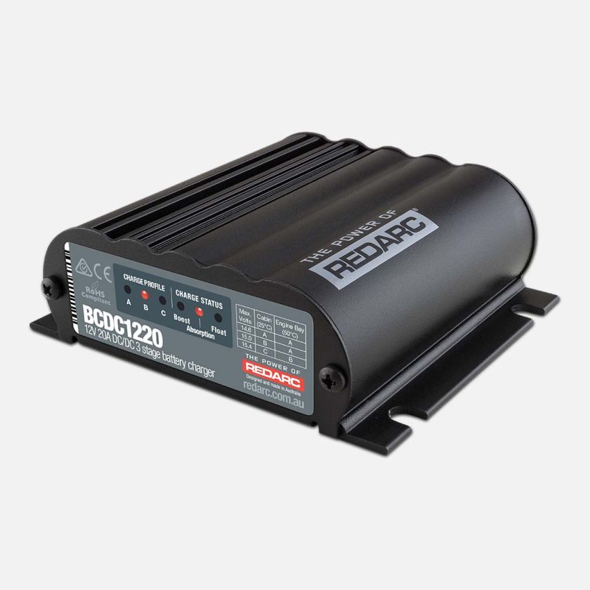 Redarc: ładowrka BCDC 12V 20A