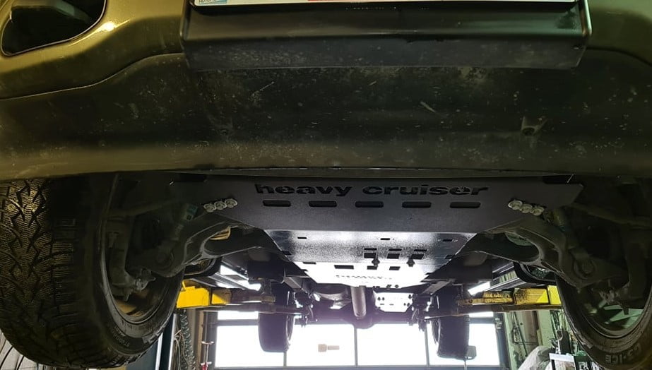 Heavy Cruiser: Osłona chłodnic , silnika , przekładni kierowniczej i przedniego mostu Offroad RAM 1500 2019 - z aktywnym przednim spojlerem
